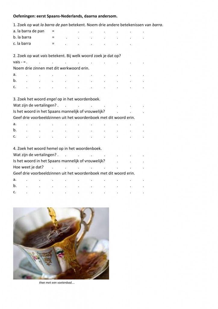 woordenboek bij 7 b